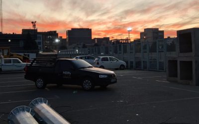 نمایی از پایه‌ های منوپل چندوجهی در محیط باز