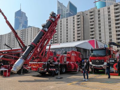 قسمت آتش نشانی در نمایشگاه intersec 2025