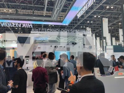 نمایی از چند غرفه در نمایشگاه intersec 2024