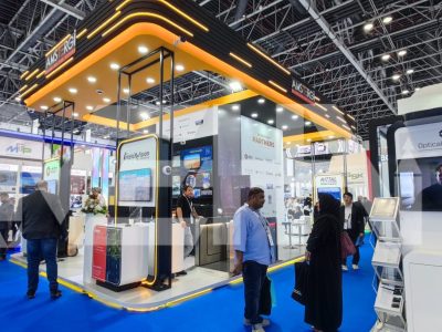 یکی از غرفه های سامانه مانیتورینگ در نمایشگاه